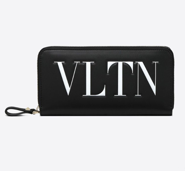 19AW新作大人気 ヴァレンティノスーパーコピーヴァレンティノ VLTN アラウンドジップウォレット ロックスタッド 長財布